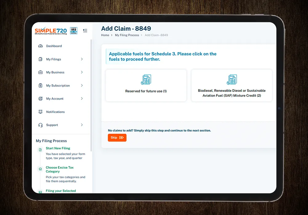 Form 8849 Schedule 2